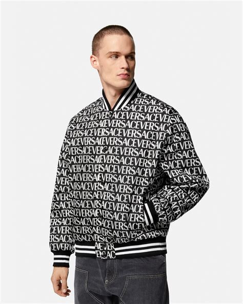 versace mantel herren|versace bomber jacket.